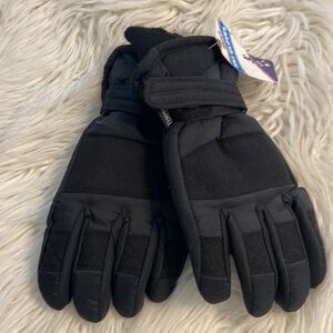 Man Ski Gloves size M/L brand new color black see all photos